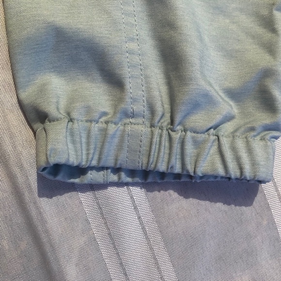 GREG NORMAN MENS LARGE JACKET LIGHT BLUE POCKETS - Picture 6 of 12